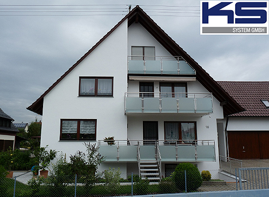 Balkongeländer Glas in der Nähe von Weinheim