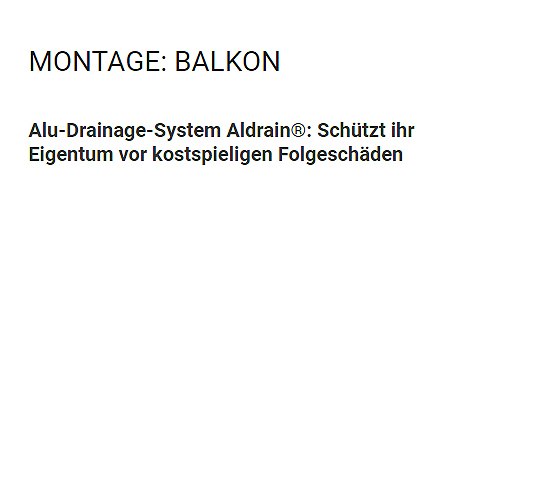 Balkonmontage & Terrassenüberdachungen 