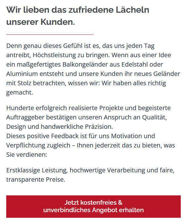 Qualifizierte Anstell-Balkon nach Maß und professioneller Service