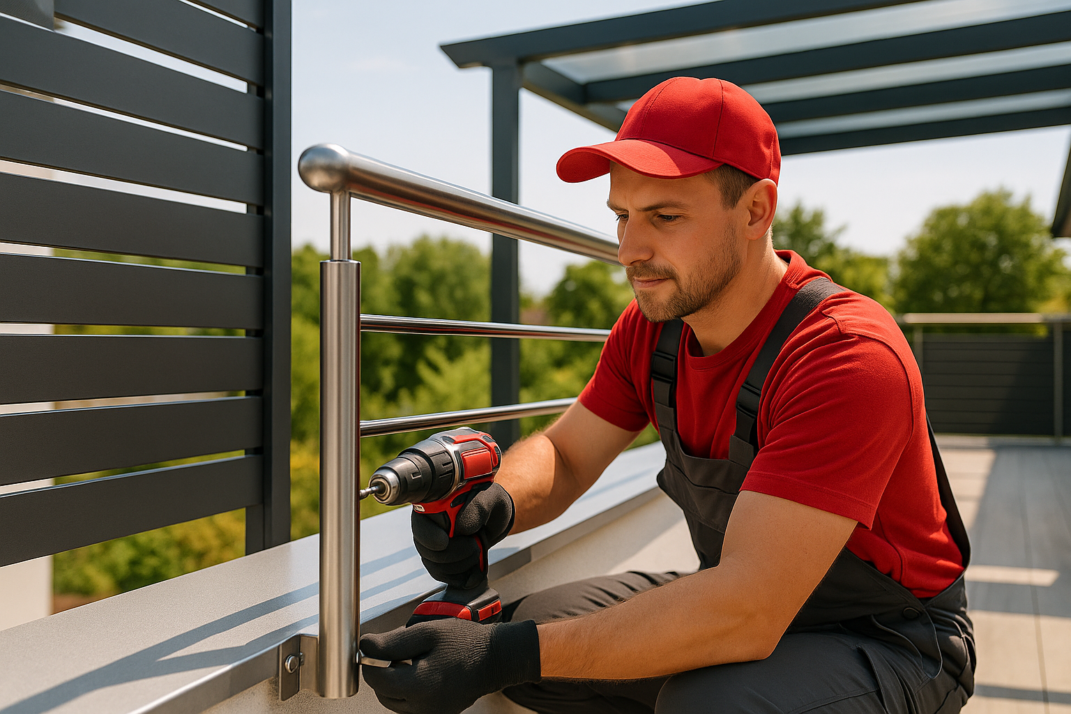 Geländer – Balkongeländer, Sichtschutzwände, Terrassendächer – Schmid & Jakobs