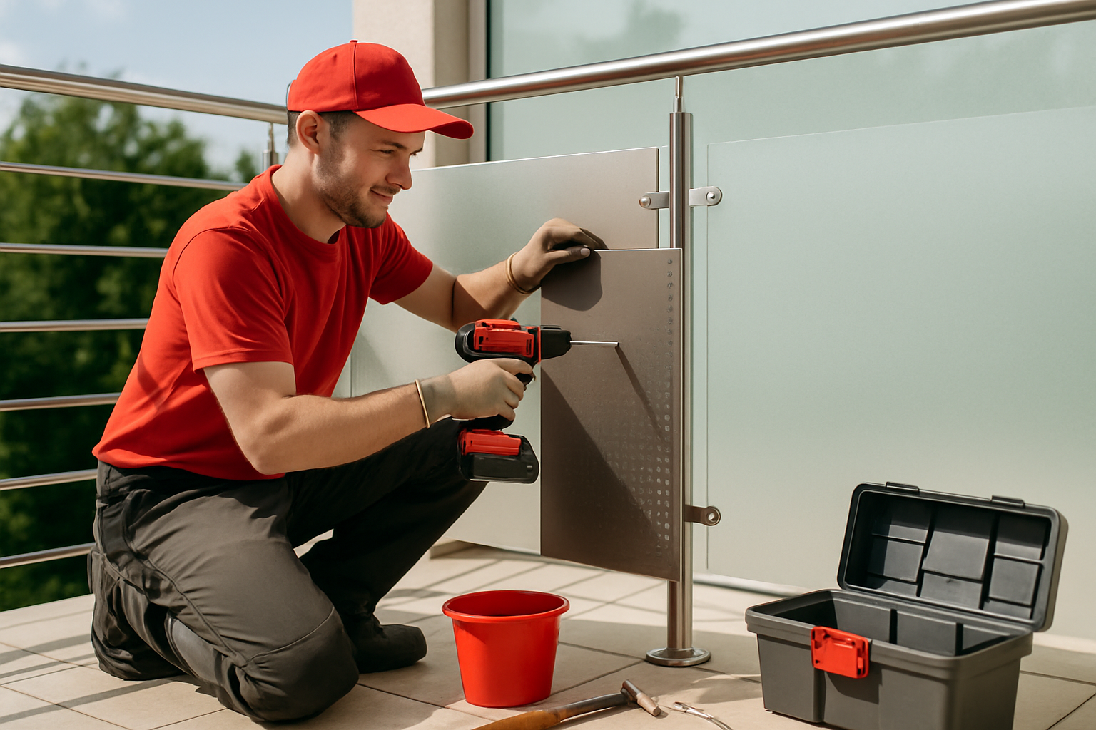 Steinteppiche – Balkongeländer, Sichtschutzwände, Terrassendächer – Schmid & Jakobs